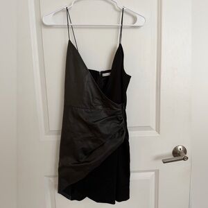 Alice + Olivia Black Asymmetrical Dress